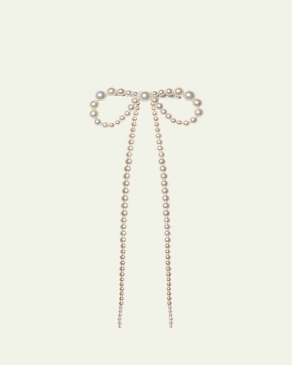 Presley Beaded Bow Barrette